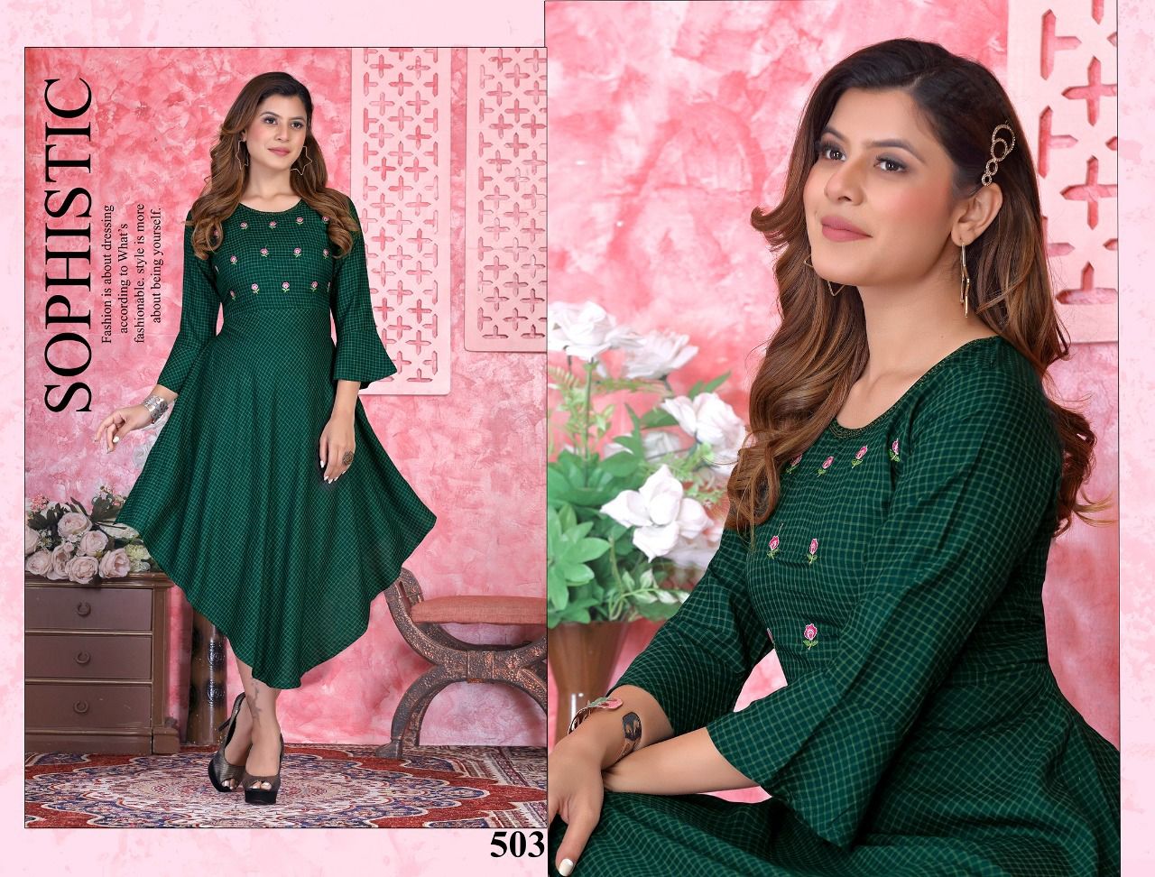 Beauty Queen Canty 1 New Exclusive Wear Rayon Anarkali Kurti Collection